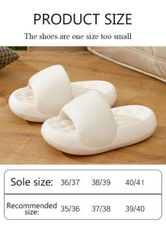 DUNISO Couple Slippers for Men and Women Quick Drying Slide Sandal with Thick Sole Non-Slip Soft Shower Slippers Open Toe Spa Bath Pool Gym House Sandals for Indoor & Outdoor  - Image 4
