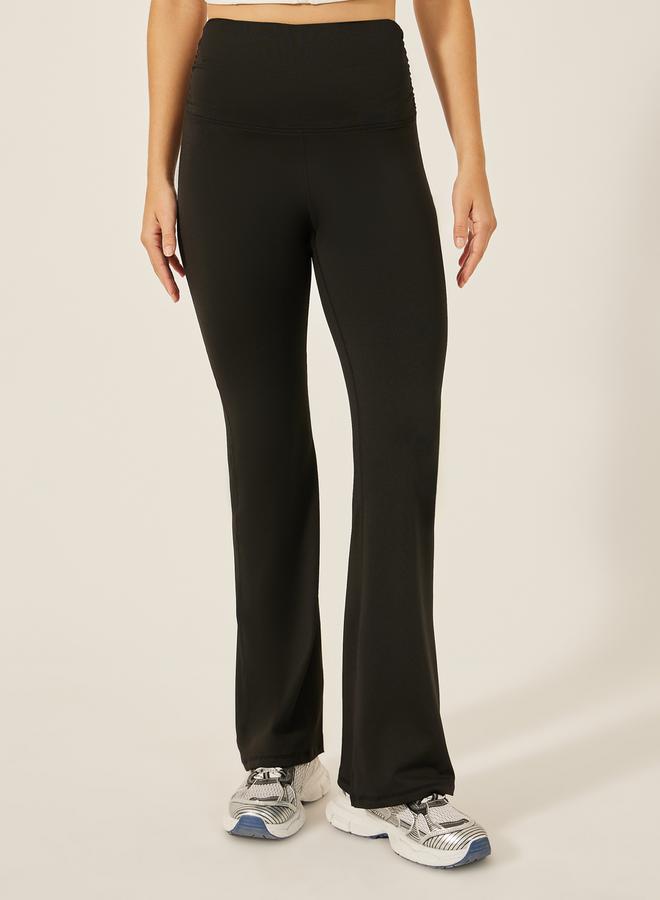 ستايلي اكتيف ليجنز رياضي بخصر مجعد بقصة واسعة - Image 3