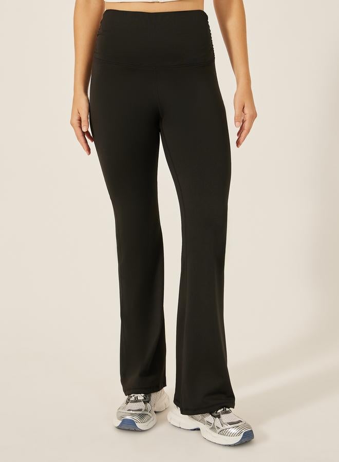 ستايلي اكتيف ليجنز رياضي بخصر مجعد بقصة واسعة - Image 3