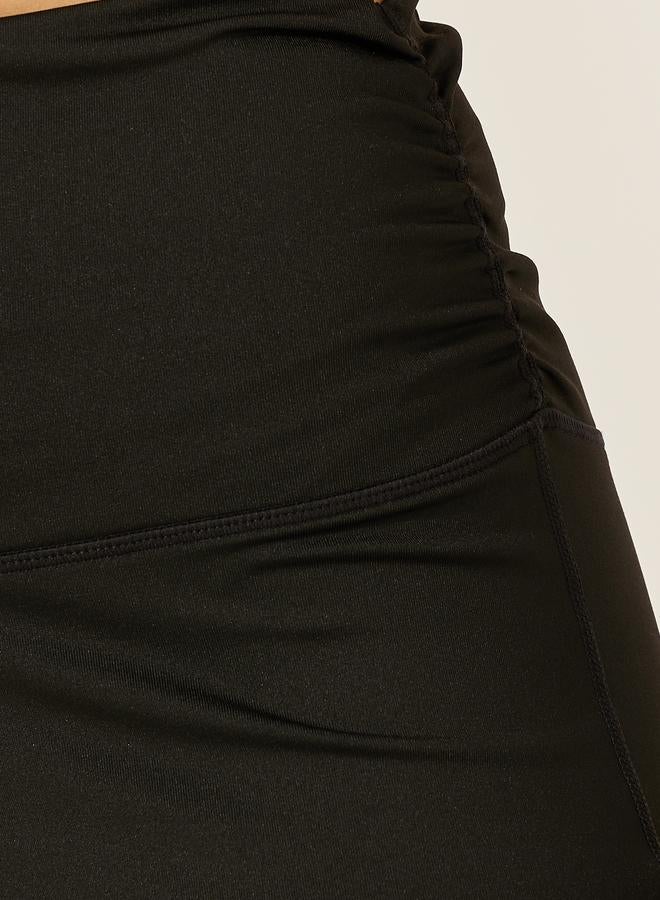 ستايلي اكتيف ليجنز رياضي بخصر مجعد بقصة واسعة - Image 4