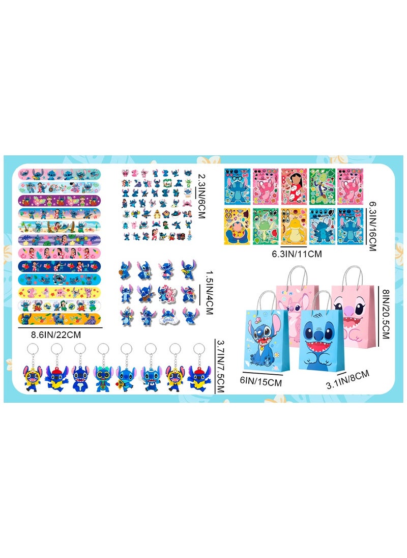 FRUITFUL PARTY All-in-One Stitch Party Favors for 12Guests,  Lilo and Stitch Goodie Bags, Pa Pa Circle, Medal, Stampers, Stickers, Gift Bags More Stitch Birthday Party Supplies  - Image 3