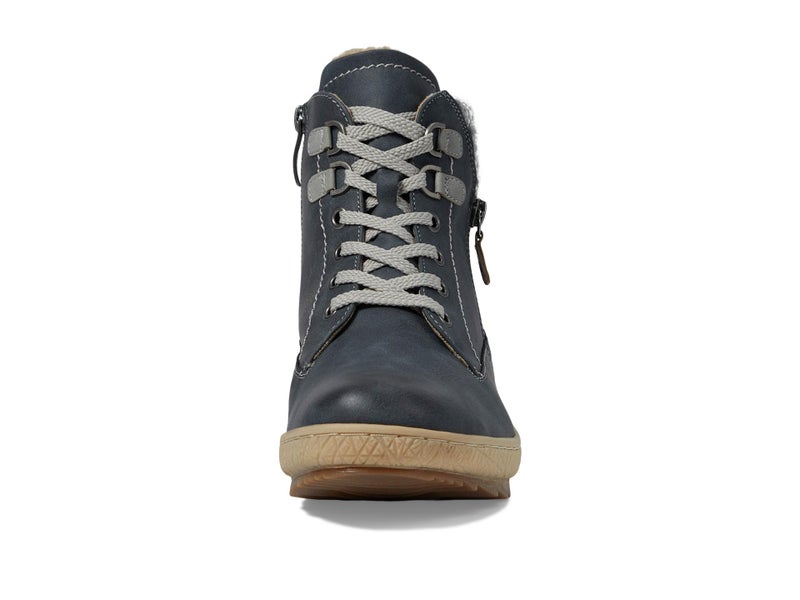 Spring Step Relife Karlene Waterproof Ankle Boots for Women | Shoes for Women with Sweater Top, Decorative Zipper and Cozy Sherpa Lining Grey EU 40 / US 9 - Image 3
