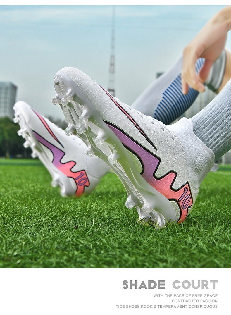 SKT Shiketro Men's soccer cleats for outdoor indoor professional youth boys soccer cleats unisex soccer cleats. - Image 5