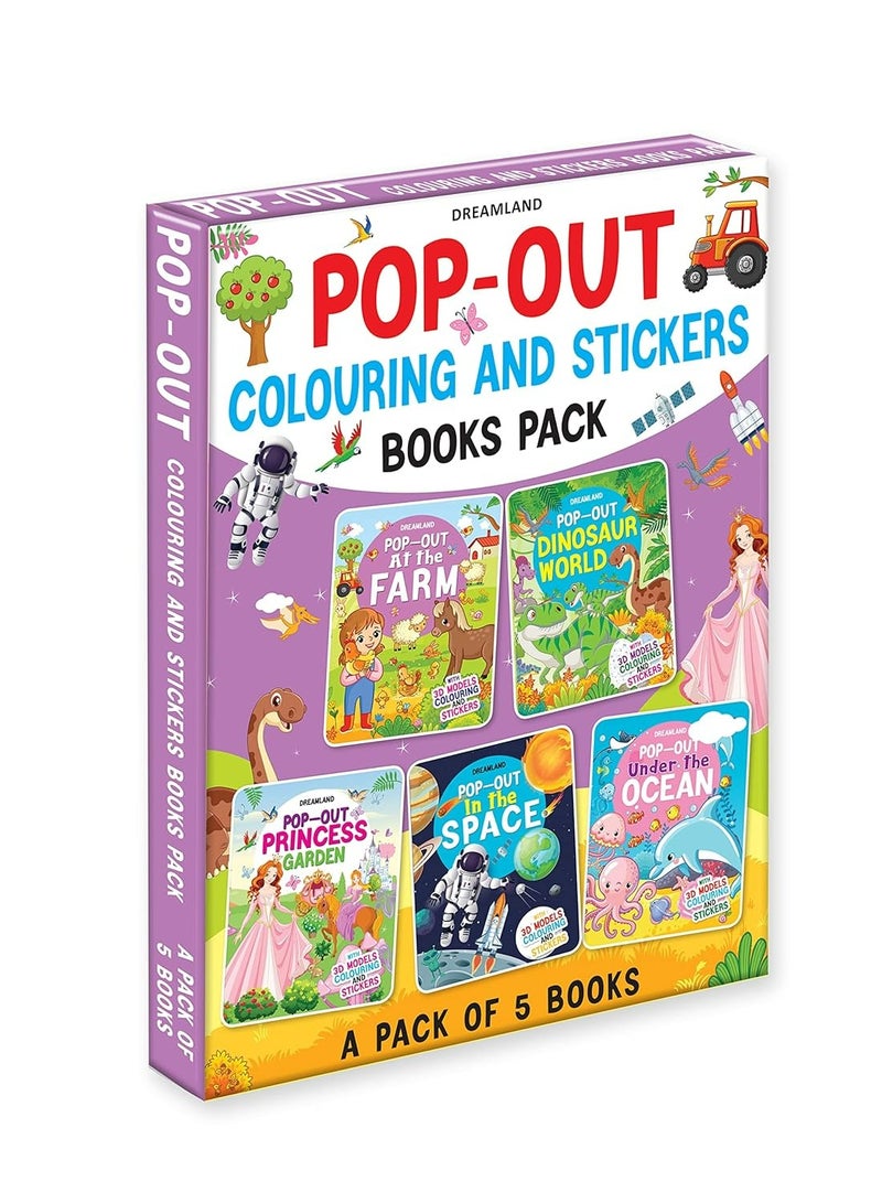 Pop- Out Books Pack- 5 Books - Image 1