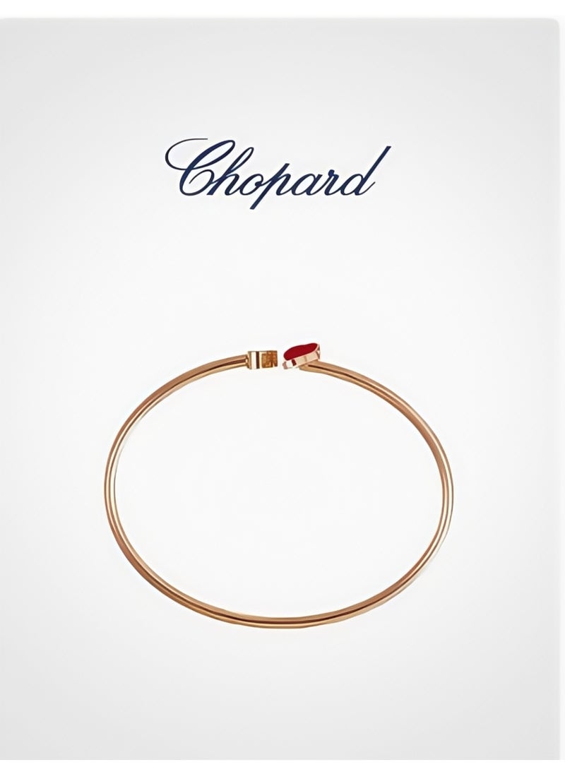 Chopard Chopard rose gold red gemstone bracelet gift  - Image 3