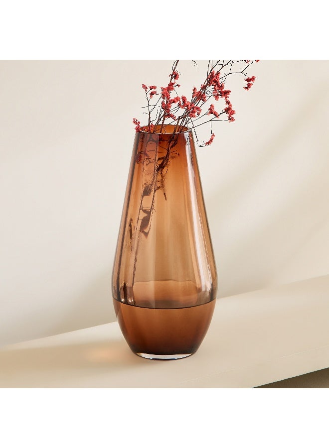 Home Box Pedro Decorative Heavy Glass Vase - 16.5x35 cm - Image 1