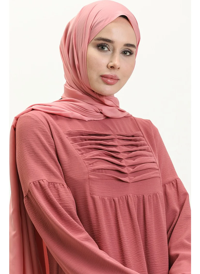 سيفا ميرفي Aerobin Fabric Ribbed Tunic Trousers Double Suit 0001-03 Dusty Rose
