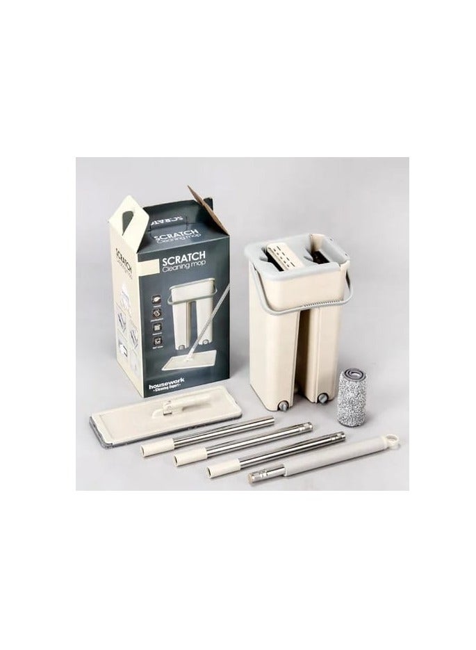 Squeeze Flat Mop and Bucket  - Image 1
