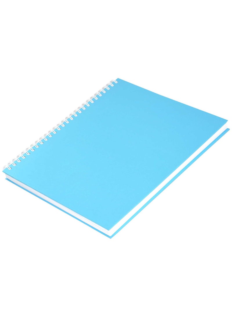 FIS مجموعة من 5 دفاتر ملاحظات حلزونية بغلاف صلب مقاس 9 × 7 بوصات (22.86 × 20.32 سم) سطر واحد، مع حدود، 100 ورقة - فيروزي - FSNBS97NA220 - Image 4