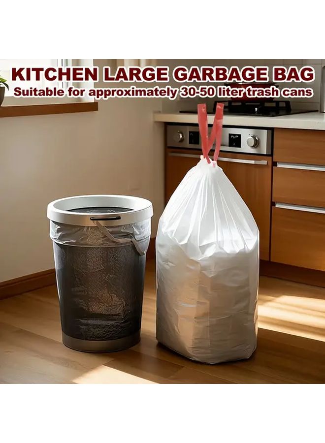 Extra Large Heavy Duty Drawstring Trash Bags 30 Count 27.56x23.62in 13.21gal Extra Thick - Image 4