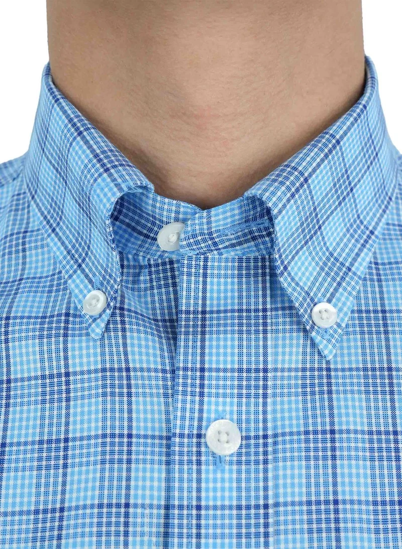 GIORDANO  Men's Wrinkle-Free Long Sleeve Cotton Oxford Shirt for Men | Best Price UAE