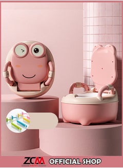 ZCM-HAPPY Classic PVC Cushion Toddler Potty Training Chair With Lid And High Back Support  - Image 1