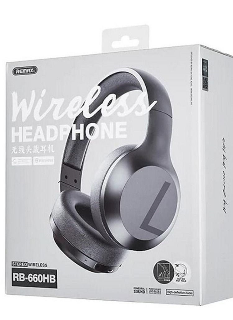 REMAX - Multifunctional Wireless Bluetooth Headset with 3.5mm Audio Cable REMAX RB-660HB - Image 1
