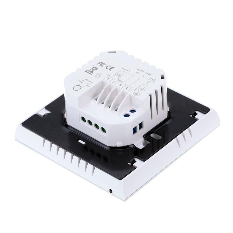 5A 110-230V Weekly Programmable LCD Display Touch Screen Water Heating Thermostat Room Temperature Controller - Image 4