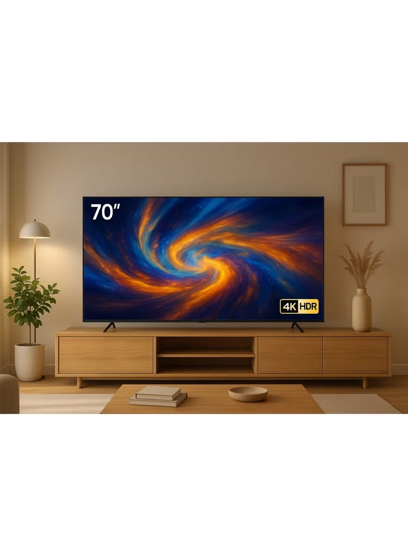 QLD شاشة سمارت - 70 بوصة - ويب اس - LED - 4K UHD - بدون إطار - 2 ريموت كنترول - QLDT-70S4KW1 - Image 3