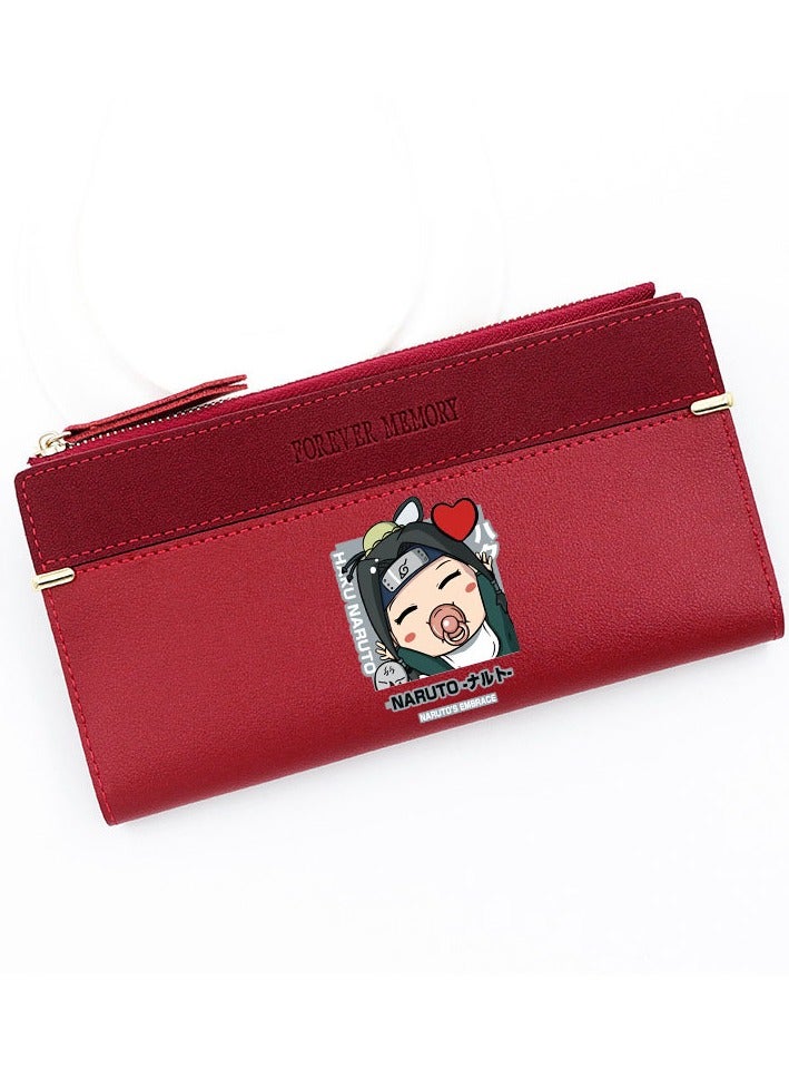KUYING New Naruto Printed Waterproof Wallet 