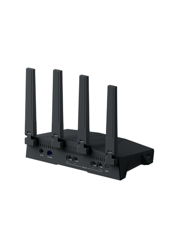 جي أل.آي نت جي ال اي نت GL-BE6500 (فلينت 3e) راوتر WiFi 7، راوتر واي فاي عالي السرعة للإنترنت اللاسلكي مع VPN، مزود بـ 5 منافذ إيثرنت بسرعة 2.5G لمودم الألياف الضوئية، مناسب للمنازل الكبيرة بعيدة المدى وللأعمال وأجهزة الكمبيوتر الخاصة بالألعاب - Image 3