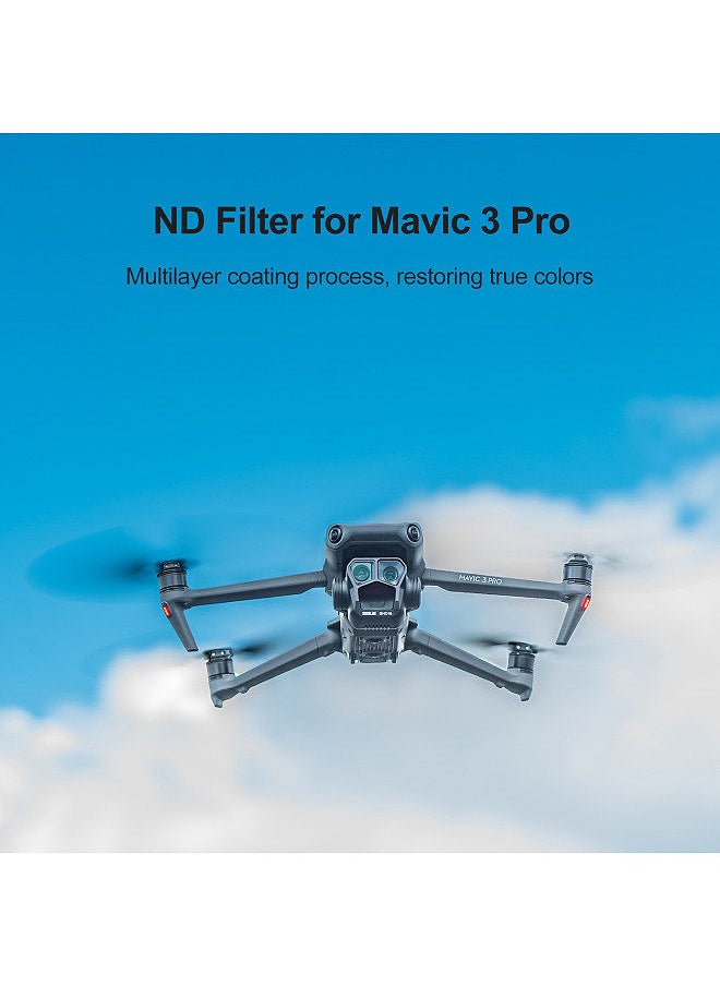 STARTRC STARTRC GND16 ND Filters ND16 Lens Filter Aluminum Material AGC Optical Glass Waterproof Scratch-resistant Anti-reflective Coatings Compatible with DJI Mavic 3 Pro  - Image 4