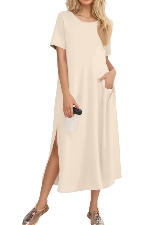 Tepveisoy Women's Fashion Summer Dresses Casual Beach Dresses One Piece Dress Slim Holiday Dress  - Image 1