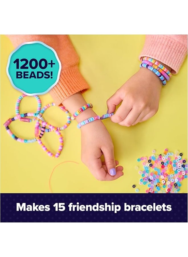 Stack'd Heishi Bracelet Studio with 1200+ Beads and Accessories for 15 Stylish Bracelets Automatic Threading for Ages 7+ - Image 3
