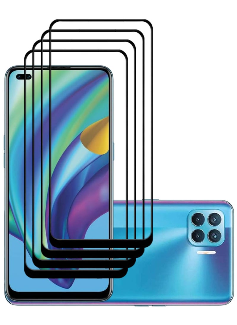 ACLIX 4 Pieces Antistatic ESD Dustproof Premium Quality High Definition Tempered Glass Screen Protector Designed For Oppo A93 - Image 1