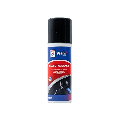 HP Vaahn Helmet Cleaner Spray - 125ml | Anti-Bacterial, Quick-Drying Foam for Helmet Interior & Exterior | Safe for Skin & Hair | Removes Bad Odor. - Image 1