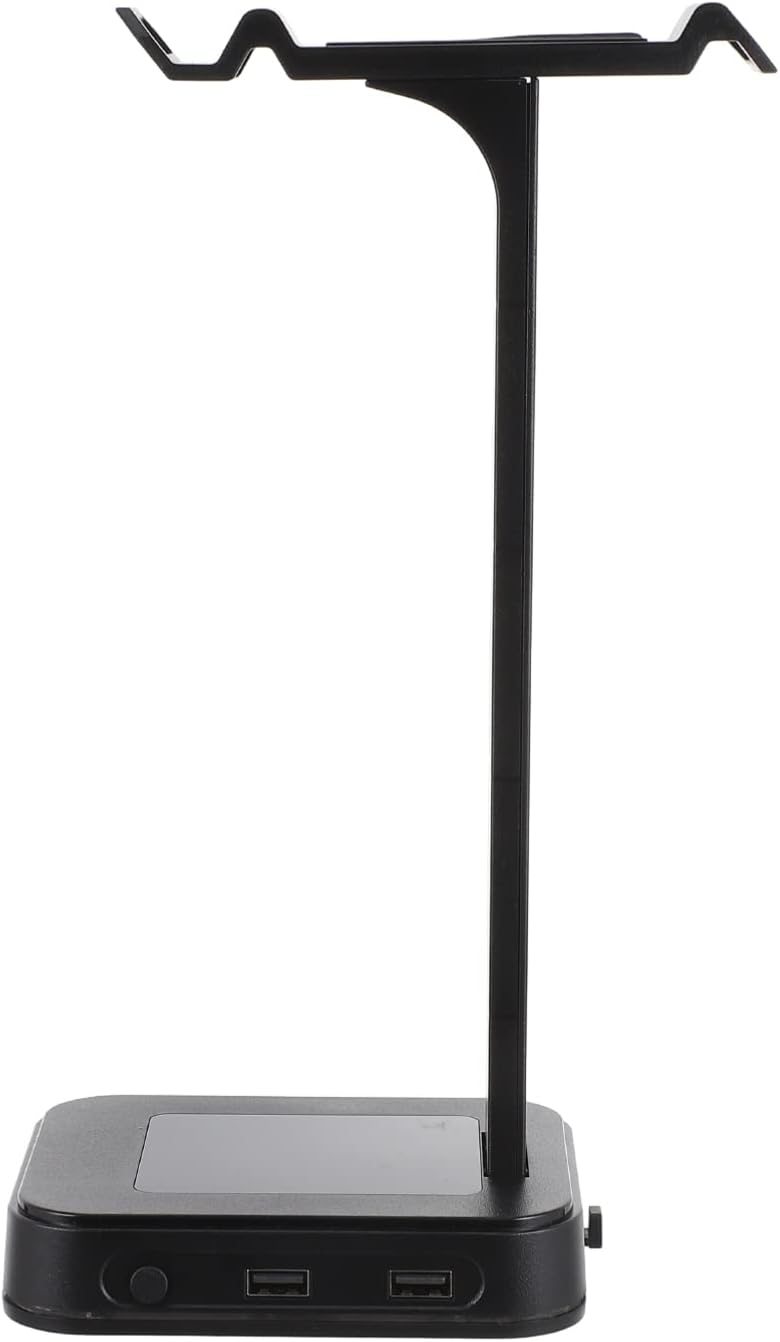 كلاراكو حامل سماعة الرأس Klarako، حامل سماعة الرأس متعدد الوظائف، حامل سماعة الرأس، حامل سماعة رأس للألعاب، سماعات رأس بمنفذ USB، حامل سماعة رأس بمنفذ USB، شاشة عرض متعددة الألوان - Image 1