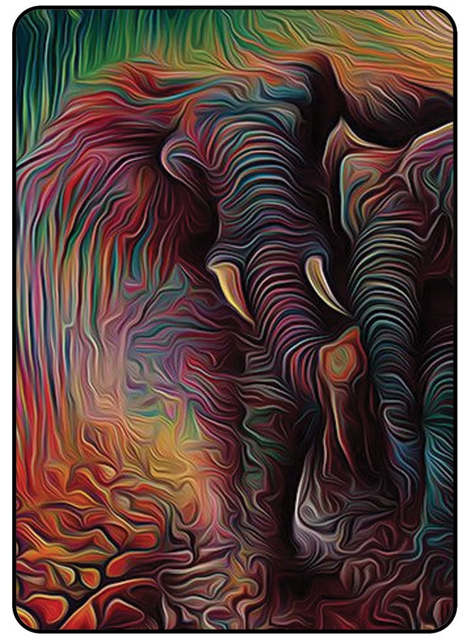 EYE CATCH Protective Case Cover For Samsung Galaxy Tab S9 Ultra Painting Elephant - Image 1