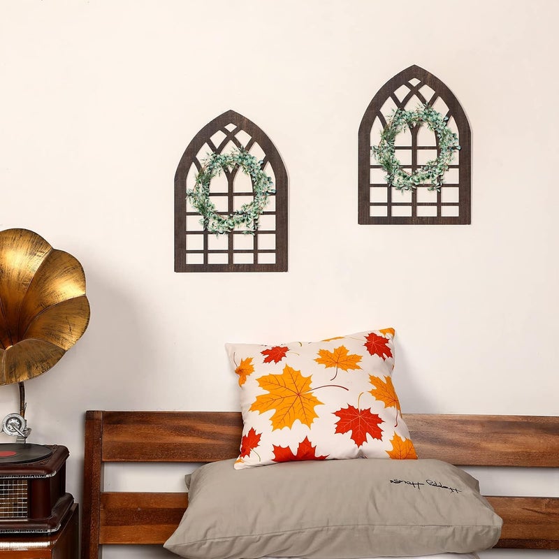 Yulejo 2 Pieces Rustic Window Frame Wall Decor - Image 5