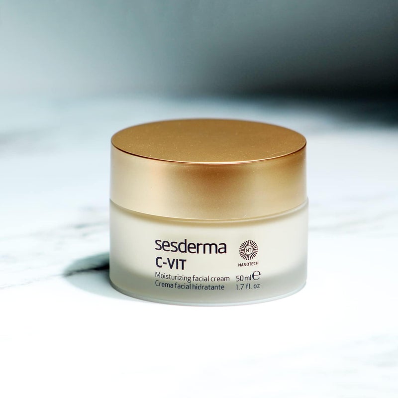 SeSDERMA كريم سيسديرما C-VIT المرطب للوجه للبشرة الجافة - 50 مل - Image 2