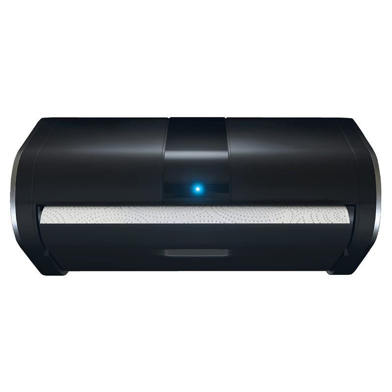 Innovia Innovia Automatic Paper Towel Dispenser Touchless Technology Works with Most Paper Towel Brands and Sizes Dispenses The Number of Sheets You Need Black Under Cabinet Mounted 