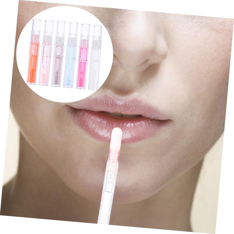 VALICLUD 6pcs Lip Gloss Set Moisturizing Liquid Lipsticks with Glitter Shimmer for Women and Makeup Accessory Kit for All Seasons Non-fading Lip Shine - Image 4