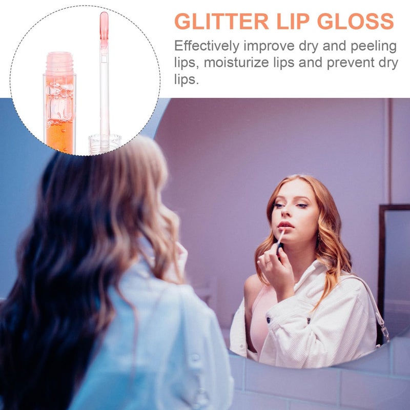 VALICLUD 6pcs Lip Gloss Set Moisturizing Liquid Lipsticks with Glitter Shimmer for Women and Makeup Accessory Kit for All Seasons Non-fading Lip Shine - Image 3