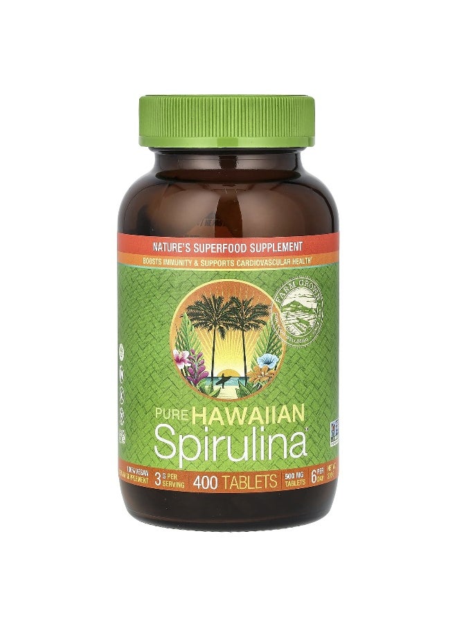 Nutrex Hawaii Nutrex Hawaii, Pure Hawaiian Spirulina, 3 g, 400 Tablets (50 mg per Tablet)  - Image 1