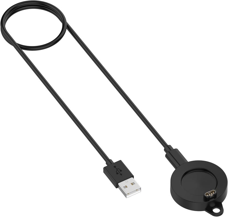 Disscool Replacement Charging Dock Cable Compatible with Garmin Fenix 9 Pro/Venu X1/Quatix 8/Forerunner 970/570/Vivoactive 6, USB Cables Charger Stand Smart Watch Accessories(1M/3.3FT, Black) - Image 5