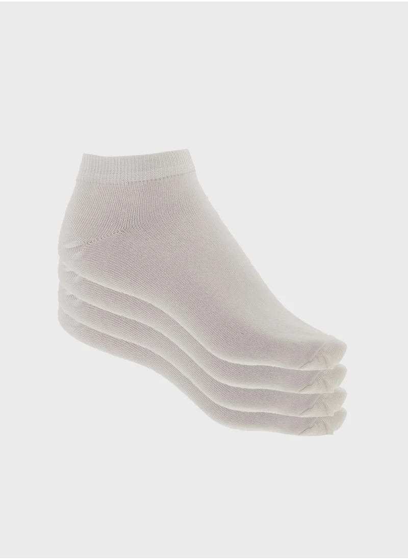 Seventy Five Basics 3 Pack Extra Low Cut Socks with Antibacterial Finish