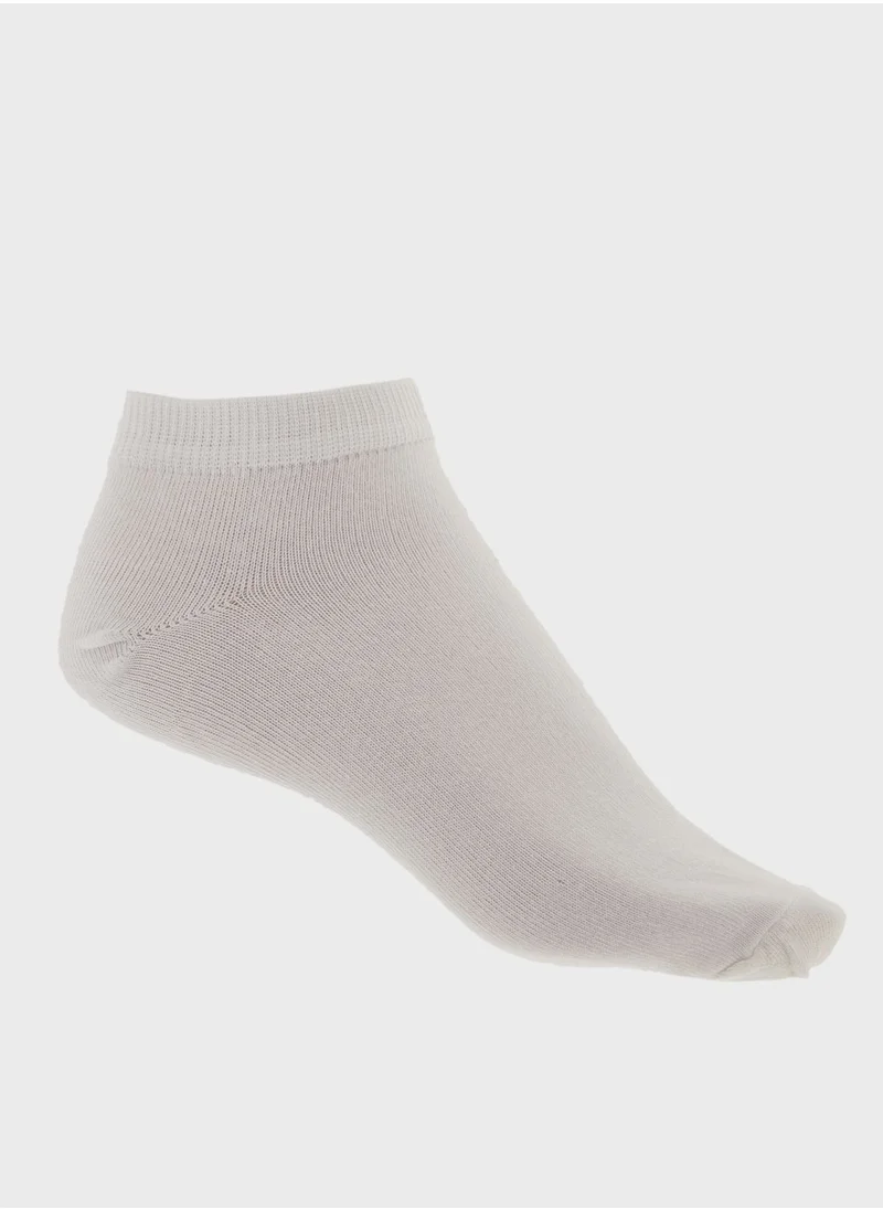 Seventy Five Basics 3 Pack Extra Low Cut Socks with Antibacterial Finish