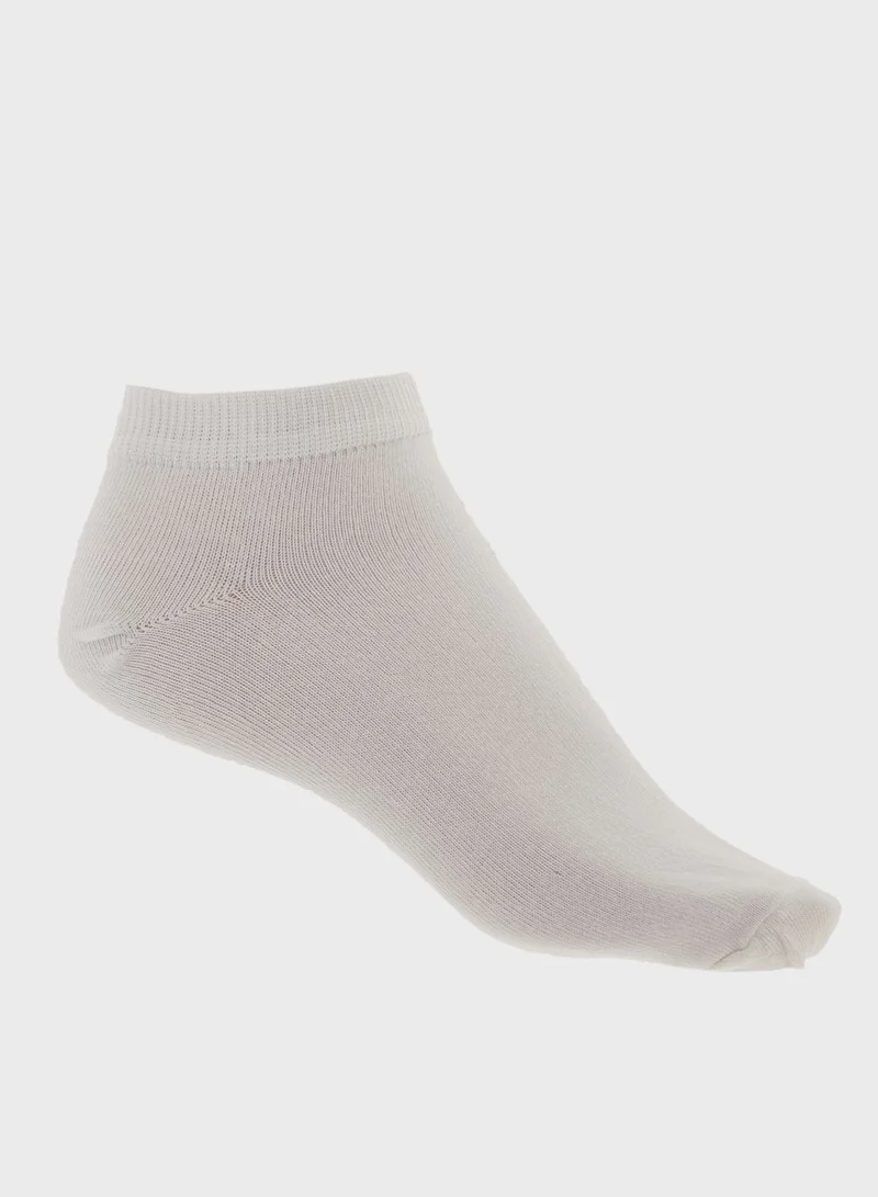Seventy Five Basics 3 Pack Extra Low Cut Socks with Antibacterial Finish