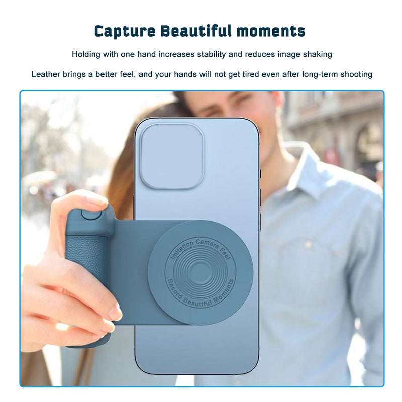 Magnetic Smartphone Holder: 10W Wireless Charging, Strong Suction, Matte Grip - Portable Photo Stabilizer for Travel Shooting & Daily Use - Image 3