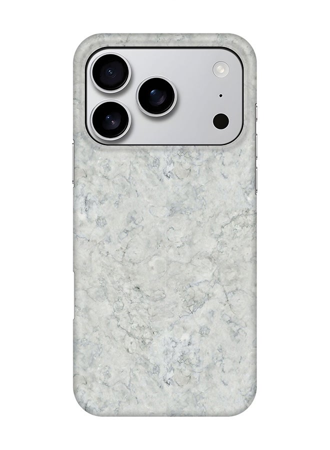 Stylizedd For iPhone 17 Pro,Case, [Compatible with MagSafe] Magnetic cover Slim fit Protection Matte, - Marble Texture White