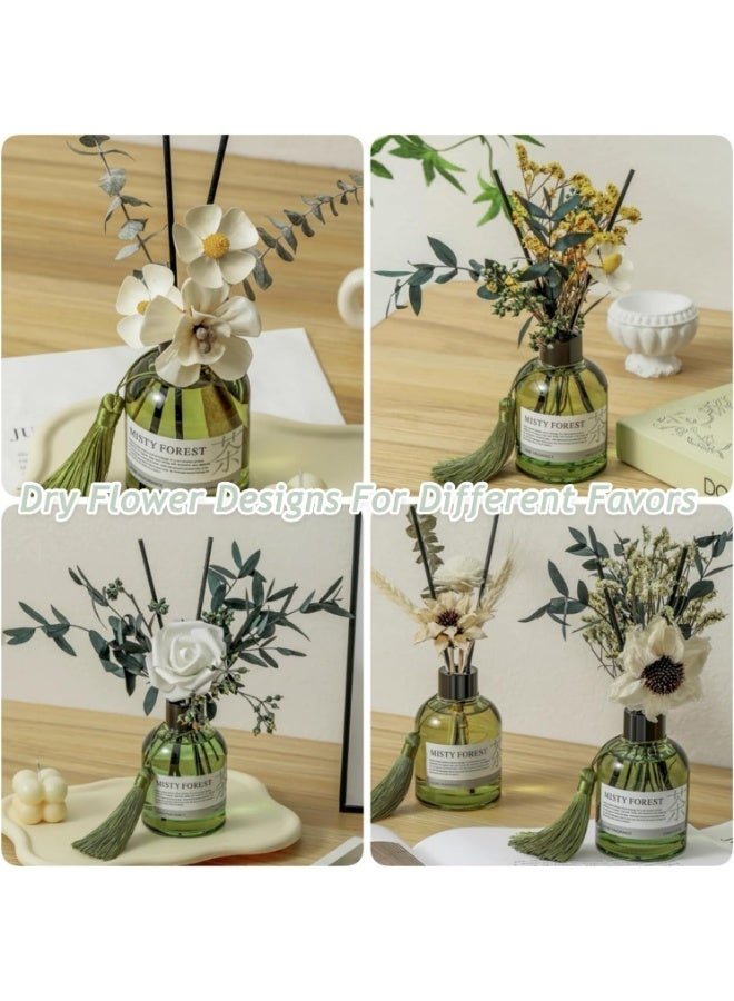 SODANEED Reed Diffuser Set, 150ml Aromatherapy Diffuser with Dry Flowers Decor, Reed Diffusers Oil, Home & Office Decor Room Car Fragrance, Scented Oil Diffusers Gift Set - Image 2