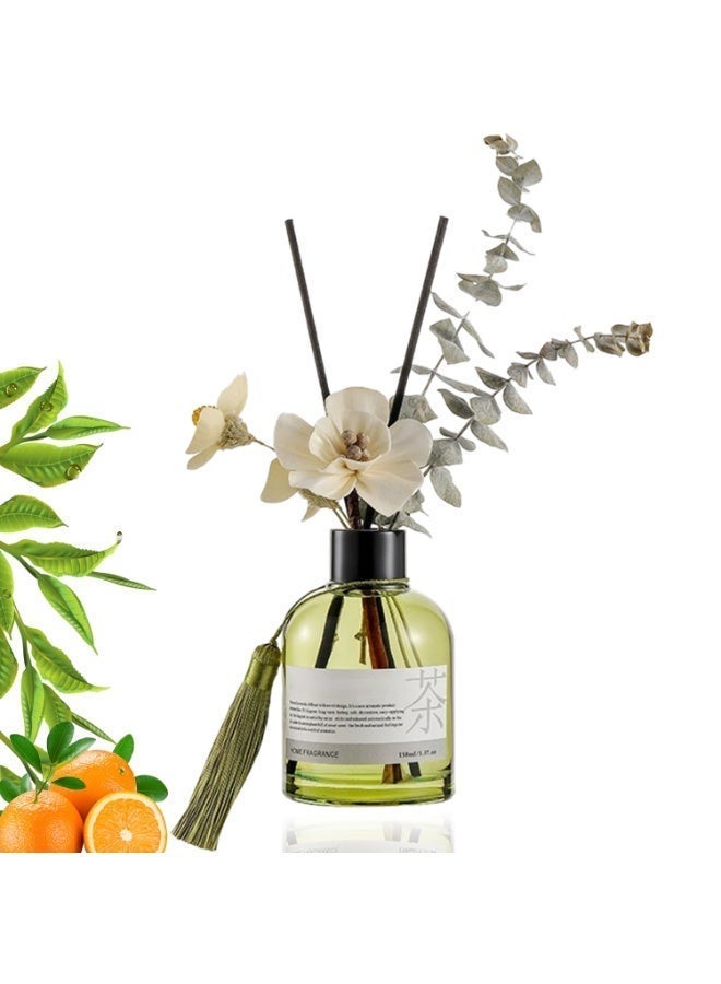 SODANEED Reed Diffuser Set, 150ml Aromatherapy Diffuser with Dry Flowers Decor, Reed Diffusers Oil, Home & Office Decor Room Car Fragrance, Scented Oil Diffusers Gift Set - Image 1