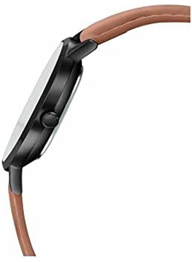 كاسيو ساعة يد تناظرية من الفولاذ المقاوم للصدأ MTP-VT01BL-5BUDF - Image 2