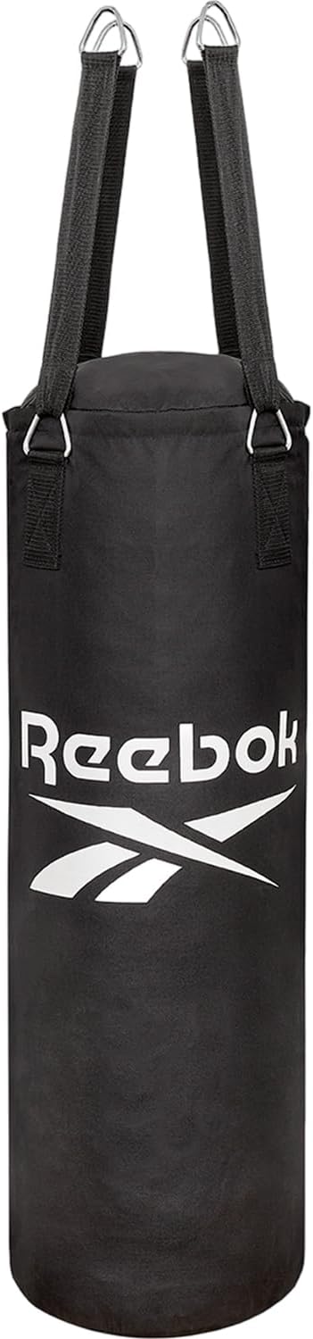 Reebok 3ft Punchbag and Boxing Gloves Set - Black - Image 2