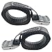 KPFILEH 2PCS Lashing Straps with Cam Buckle 1 x 3Ft Heavy Duty Safety Tie Down Strap Adjustable Polyester Fiber Ratchet Cinch Strap for Motorcycle Truck Trailer Cargo 1m - Image 2
