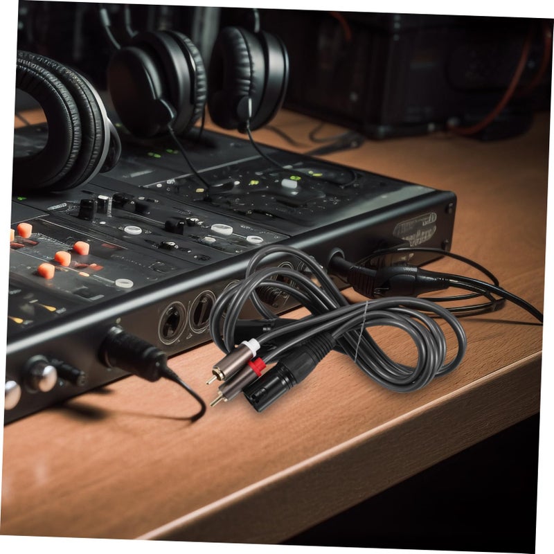 Single Dual Male Audio Cable For Mixer Amplifier Connection High Fidelity Sound - Image 5