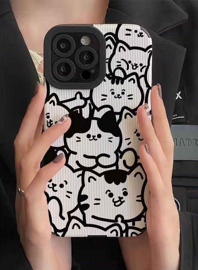iPhone 14 Pro Max Case Lovely Cats - Image 1