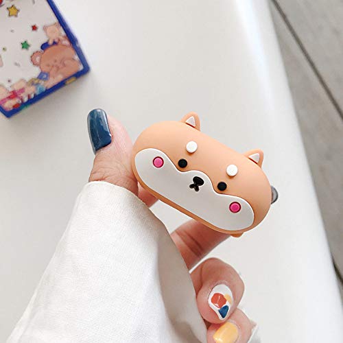 Moydolo Compatible with AirPods Case Corgi Dog Pro, Protective Silicone Skin Cover for AirPod Case Sleeping Dog, Men Women Funny Kawaii Fashion Cartoon 3D Cute Corgi Cover for AirPods Pro - Image 5