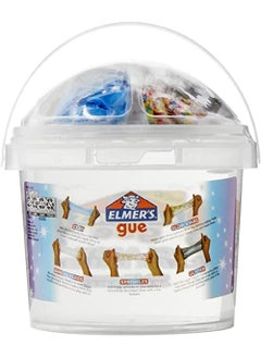 ELMER'S Elmer's Gue Glassy Clear Deluxe Premade Slime Kit, Safe and non-toxic slime for Kids and Crafts - 1.41 L  - Image 2