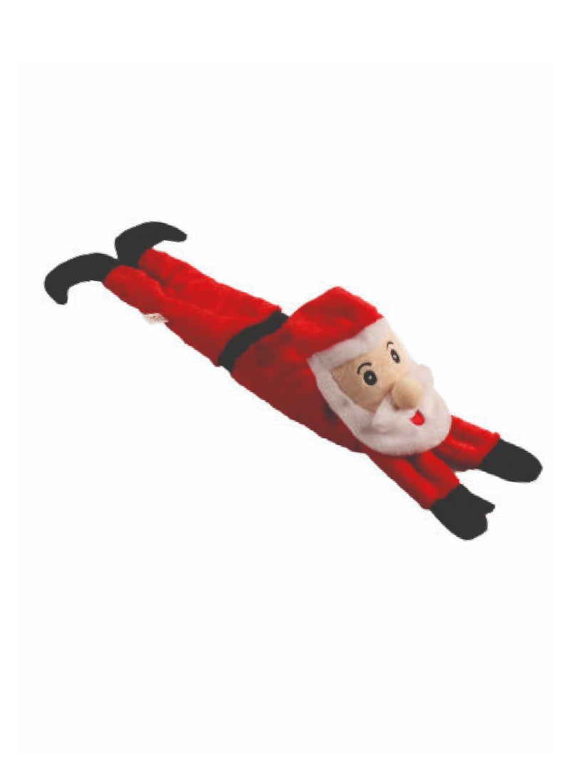 Webbox Animate Santa Squeaky Flat Dog Toy - Large